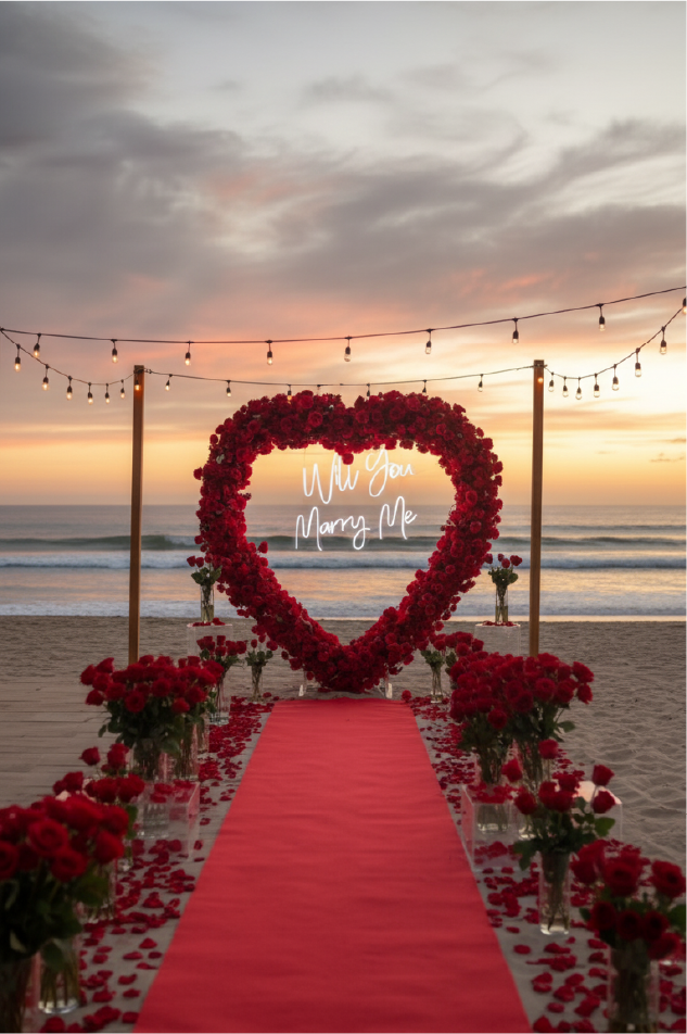 Luxury proposal setup